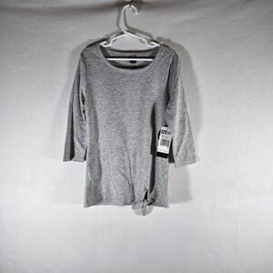 Star Ride Girls Shirt Size S(7-8) Grey Long Sleeve 3/4 Sleeve New